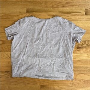 Athleisure purple tee